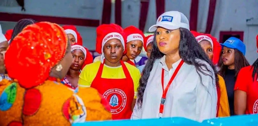 Briefing by the President, Oron Union Women’s Wing International.